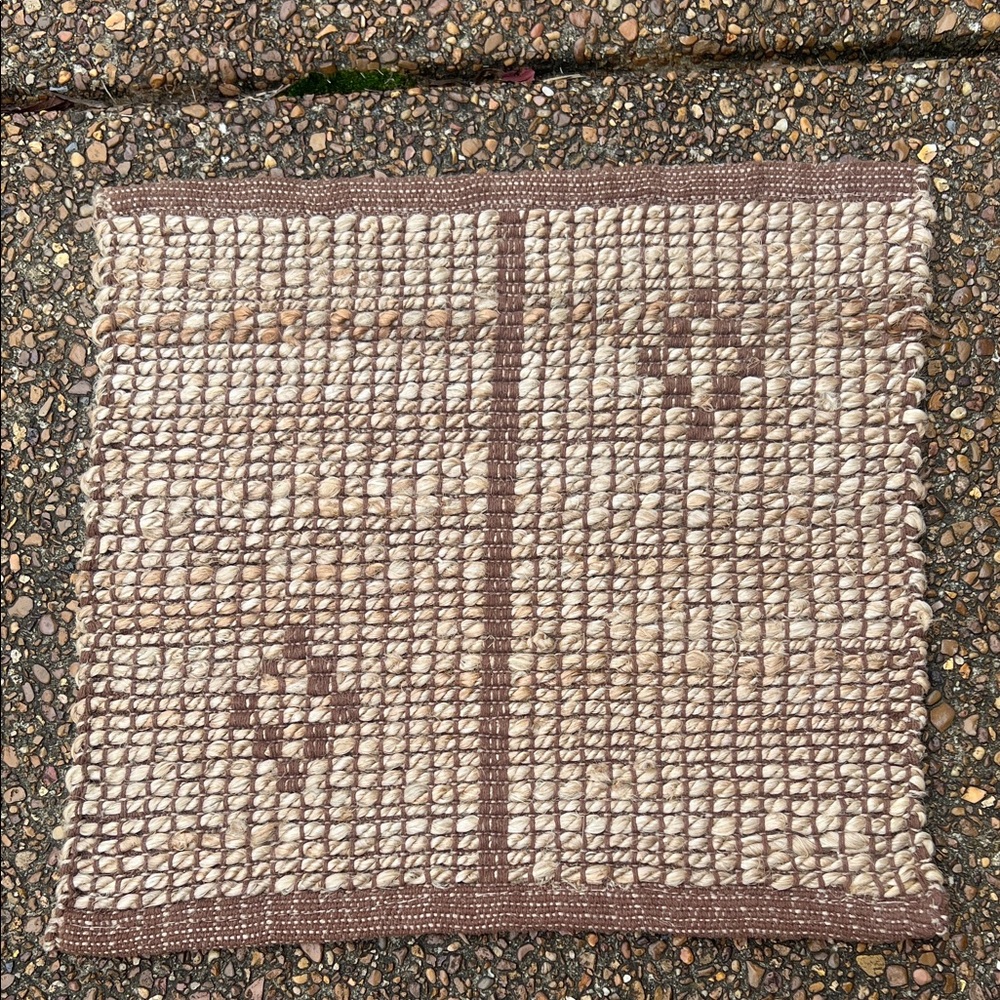Beige and Brown Rug Sample
